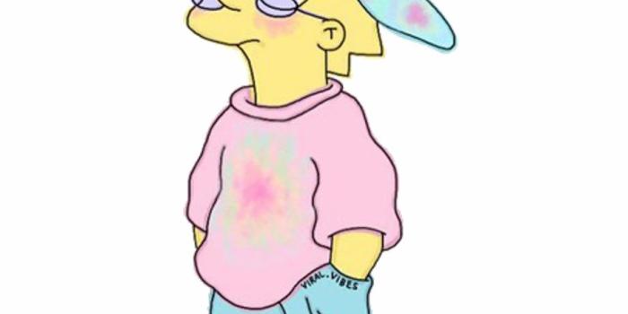 920x948 Aesthetic Clipart Lisa Simpson - Los Simpson Tumblr Png