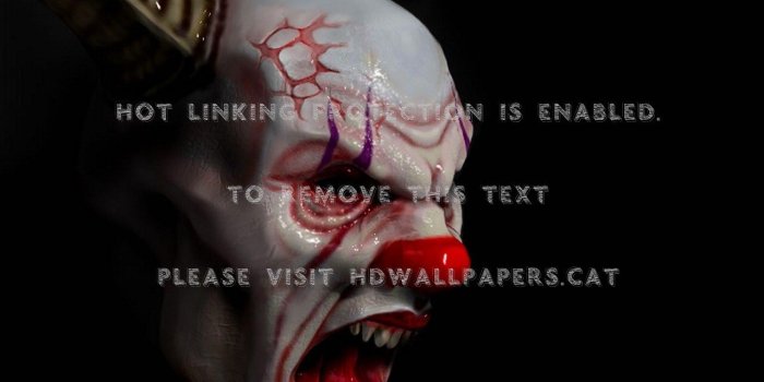 1280x1024 evil clown fantasy art dark abstract