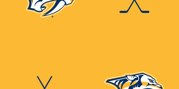 900x900 Nashville Predators: Sticks Pattern (Yellow) - Officially Licensed