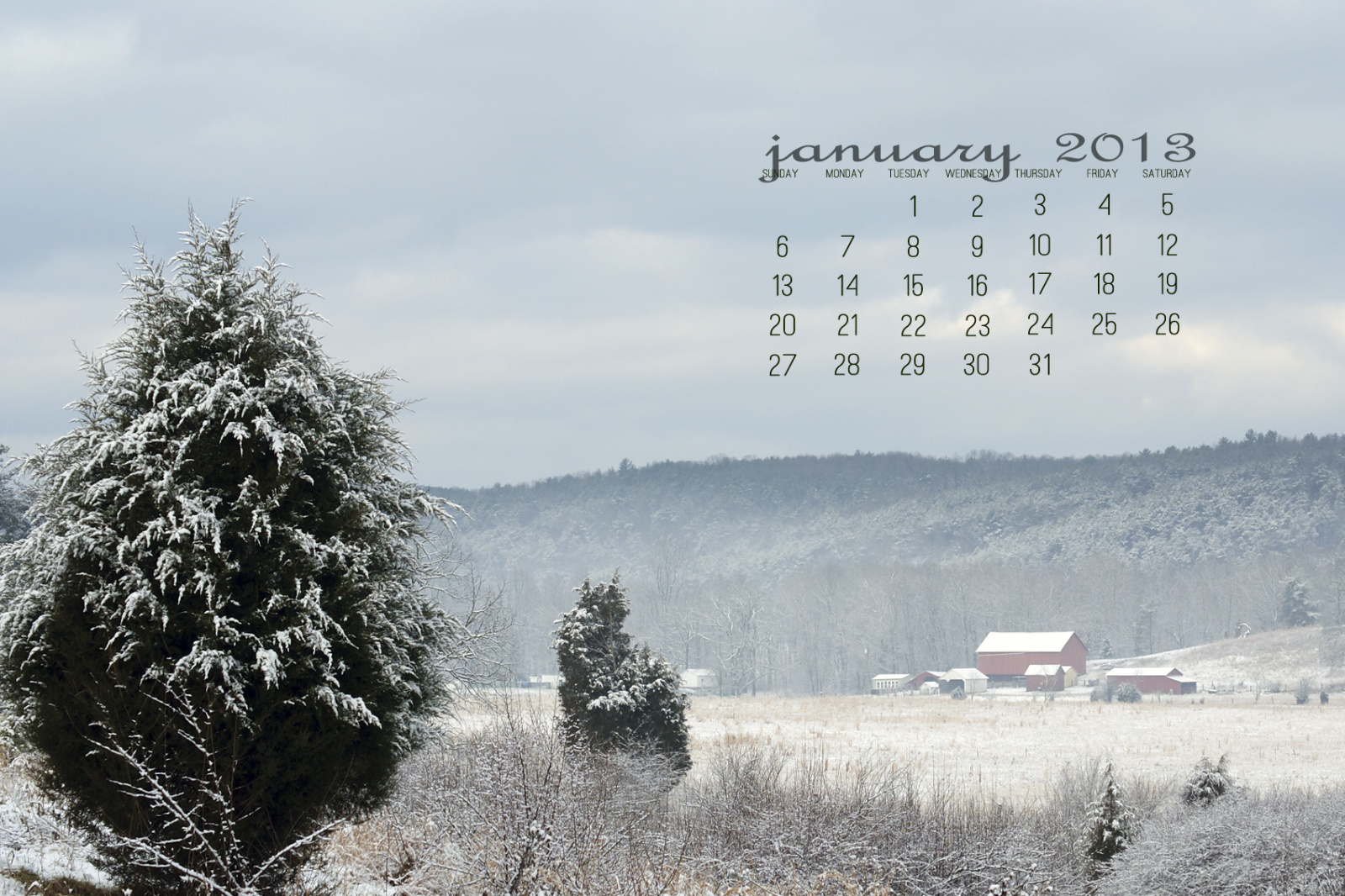 1698x1132 Dear Readers..., Desktop Calendar & Sponsor Shout-Out {January