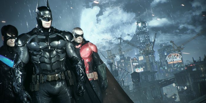 4096x2304 DC Batman wallpaper, Batman, Batman: Arkham Knight, Gotham City