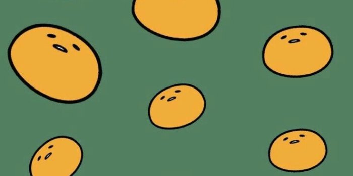 736x1160 玉鈴 李 on SANRIO Gudetama 蛋黃哥 | Cute pastel wallpaper