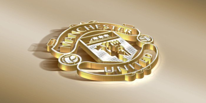 1332x850 Wallpaper Logo, Manchester United, Football, Golden, English Club