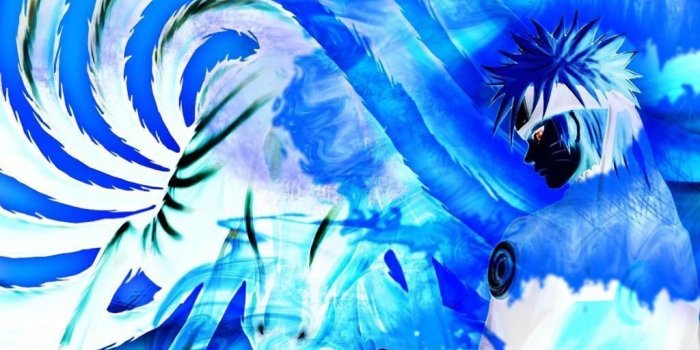 1024x768 Naruto 133 blue swirls picture and wallpaper | Naruto, Naruto 1, Anime