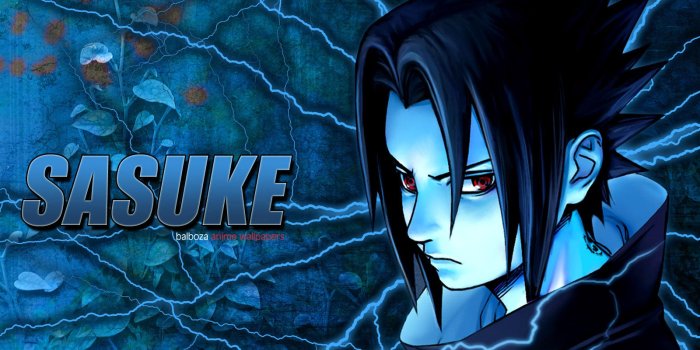 1600x1200 Naruto Wallpaper: sasuke blue - Minitokyo