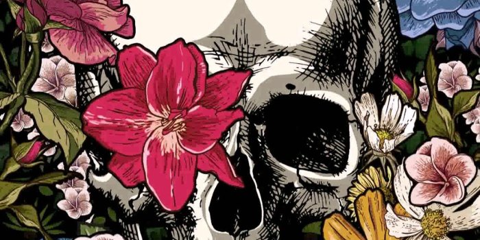 1280x720 samsung Theme-live Wallpaper]vintage Flower Skull - Vintage Flower