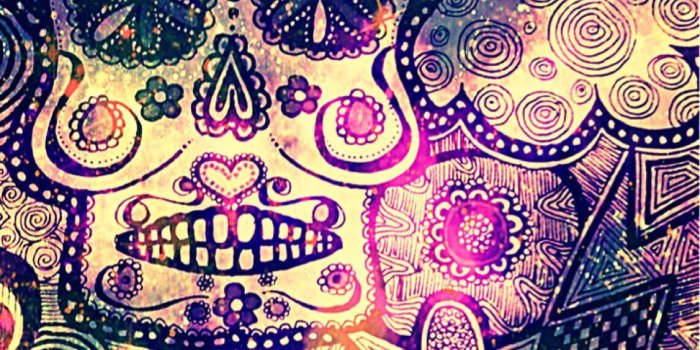 1143x2032 Floral Skull Galaxy Wallpaper #androidwallpaper #iphonewallpaper