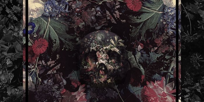 1560x1560 Bohemian stripe skull wallpaper | FEATHR™