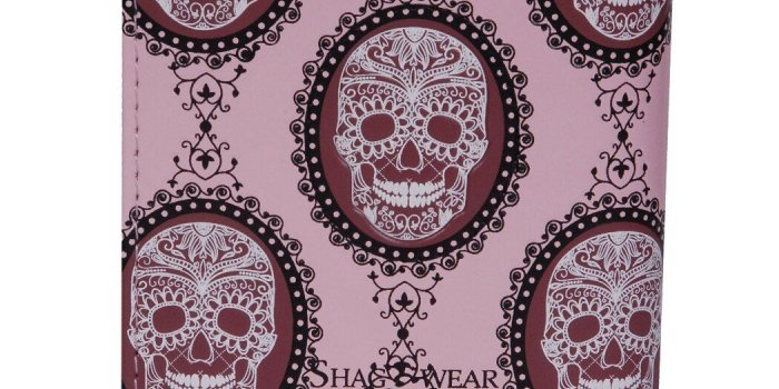 1050x1050 Sugar Skulls Wallpaper - Small Zipper Wallet | Shagwear Vintage