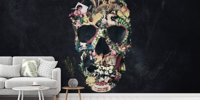 3600x2225 Vintage Skull Wall Mural – WallsNeedLove
