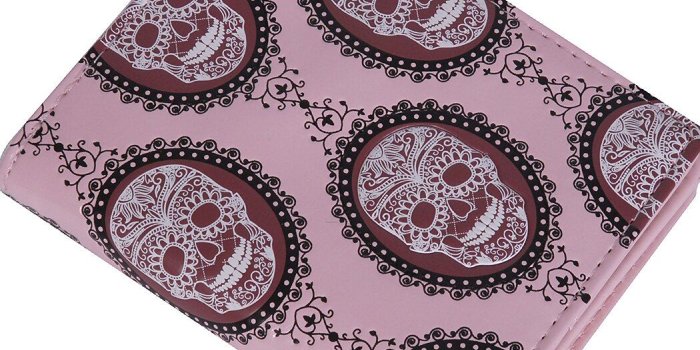 1050x1050 Sugar Skulls Wallpaper - Small Zipper Wallet | Shagwear Vintage