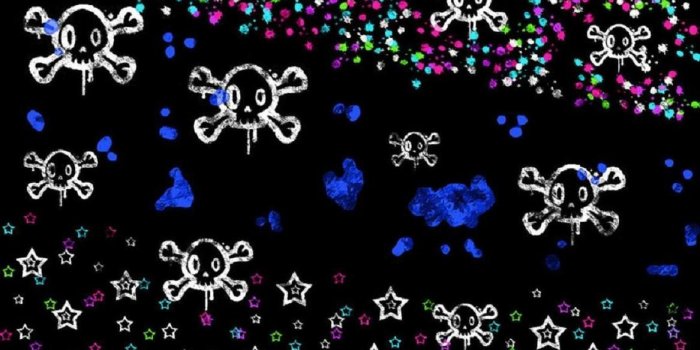 1167x729 Another wallpaper for laptops :) | Emo wallpaper, Skull wallpaper