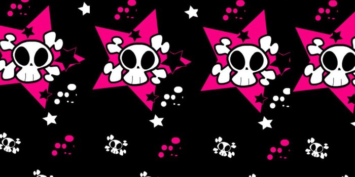 1024x768 Emo Star and Skull Wallpaper | Emo wallpaper | Emo Girls | Emo