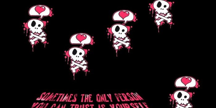 1366x768 Emo skull wallpapers and images - wallpapers, pictures, photos