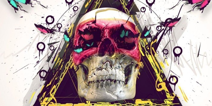 1332x850 Wallpaper emo, white background, skull images for desktop, section