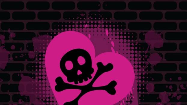 623x1280 Heart N Skull wallpaper by NikkiFrohloff - fb - Free on ZEDGE™