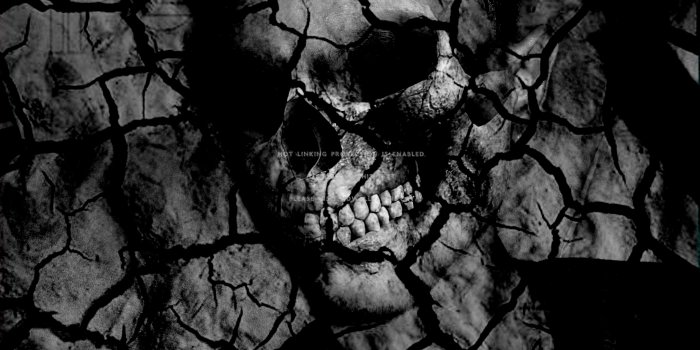4320x3240 abstract cracks skull emo dark dead