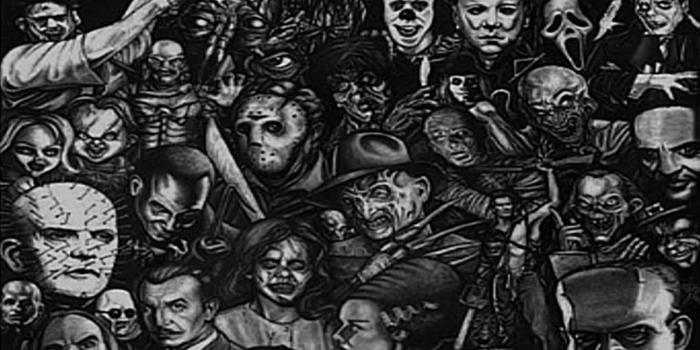1021x1021 Horror Movie Collage Wallpaper posted by Ryan Simpson