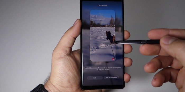 1280x720 Native Video wallpaper (GIF, MP4) on Samsung Android 8 & 9