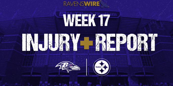1920x1080 Ravens vs. Steelers injury report: Who's playing and who isn't