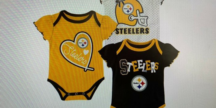 1600x1200 Kmart NFL Pittsburgh Steelers Girls Baby Clothes Cheerleader 0-3
