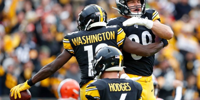 2560x1440 Duck's Dynasty? Backup Hodges leads Steelers by Browns 20-13