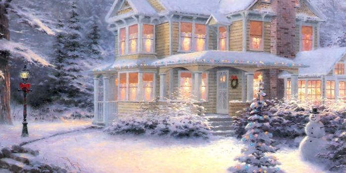 1024x768 Victorian Christmas - Christmas Landscapes