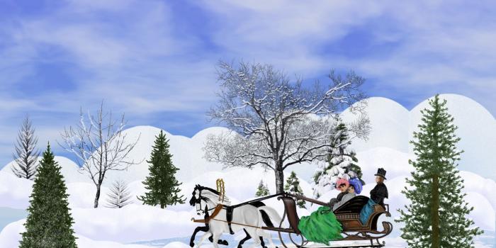 1920x1200 Free download Victorian Sleigh Ride wallpaper ForWallpapercom