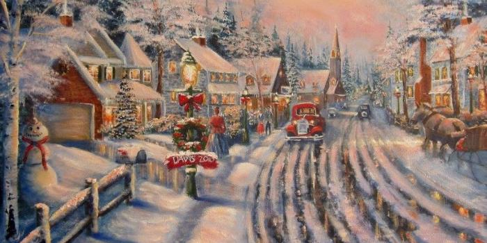 1024x768 Old Fashioned Christmas Backgrounds