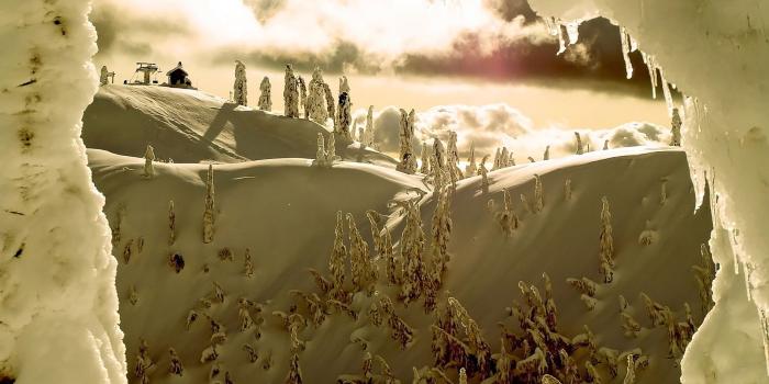 1920x1200 Snow Window Wallpaper Winter Nature Wallpapers in jpg format for