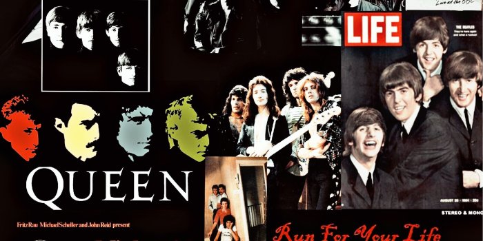 2337x3589 Queen x The Beatles wallpaper #queen #queenband #thebeatles #band