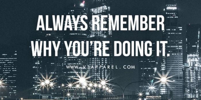 736x1377 Always remember why your doing it. Head over to www.V3Apparel.com