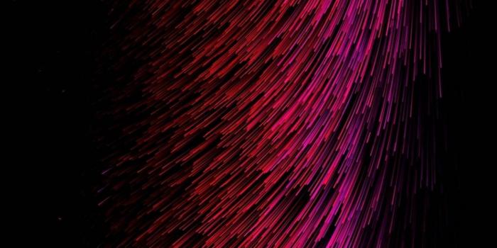 1440x3040 Threads Glow Red Pink Abstract Wallpaper - [1440x3040]