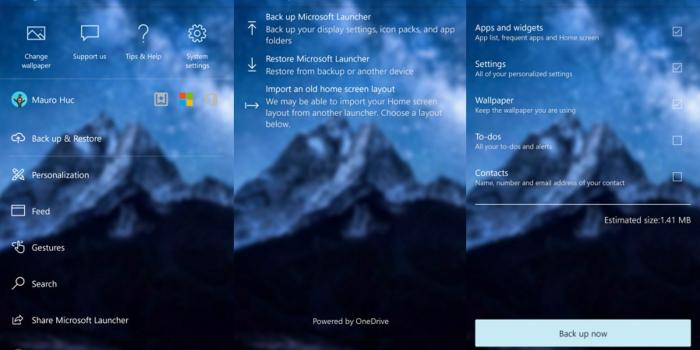 1600x950 How to backup Microsoft Launcher settings on Android • Pureinfotech
