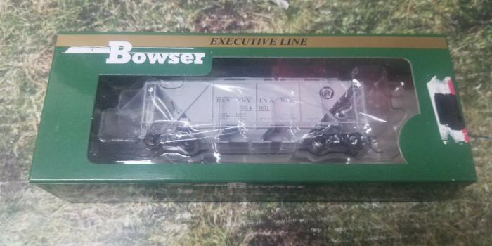 1600x1200 BO Bowser 40704 H-30 Hopper Car PRR Pennsylvania Circle Keystone