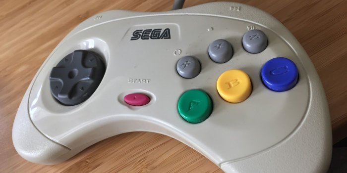 1600x1200 Japanese Model 2 Sega Saturn Controller Review HSS-0101