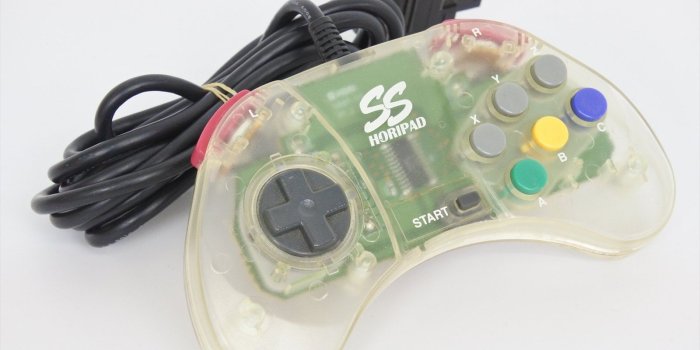 1600x1200 Sega Saturn Controller HORI PAD SS Clear HSS-13 Working Tested