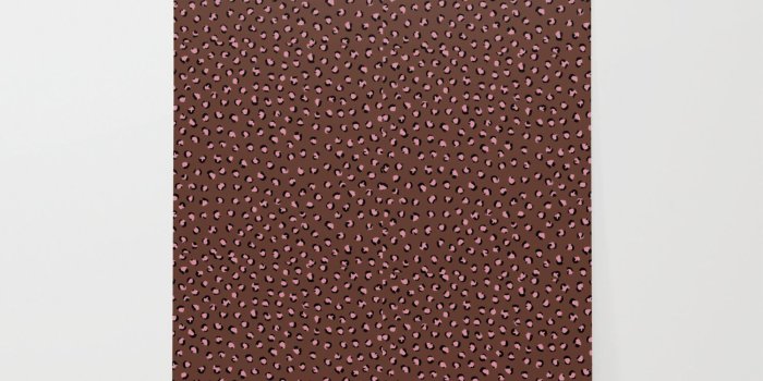 1500x1500 Little leopard skin pop trend animal fur panther maroon pink
