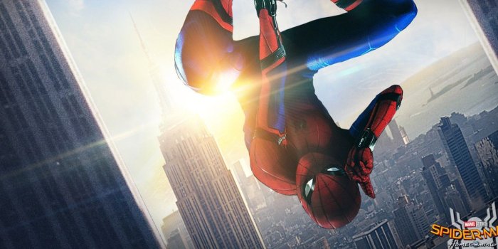 1332x850 Wallpaper city, spider man, Tom Holland, spider man:homecoming