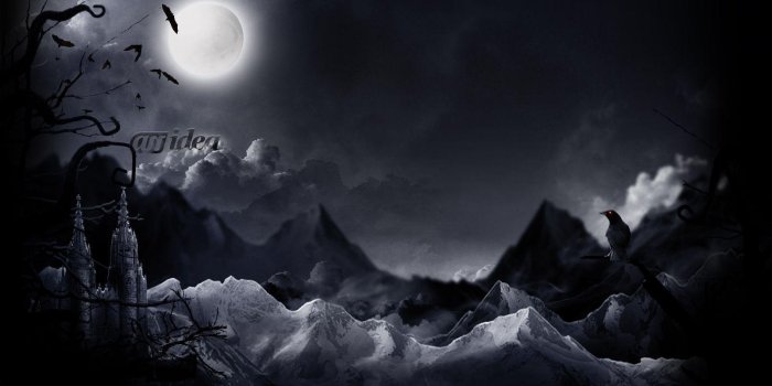 1600x1200 Dark Moon Wallpapers