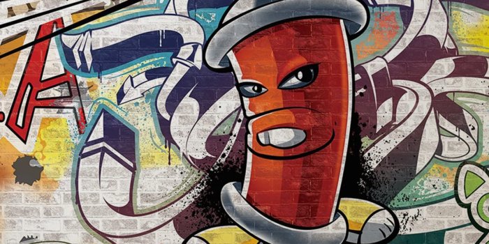 1263x1263 Cool Graffiti Spray Can 1 Wallpaper Mural - - Amazon.com