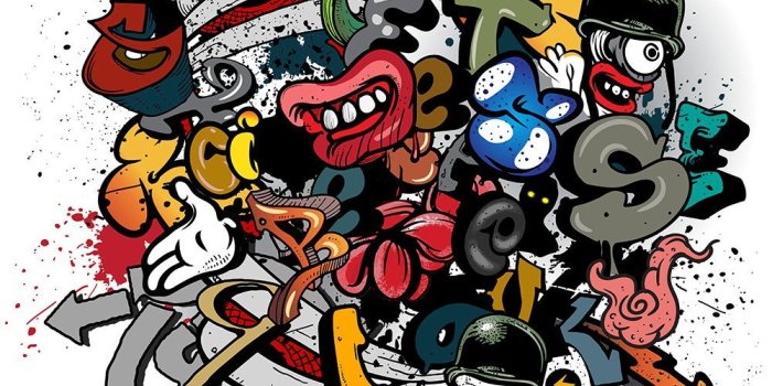 1000x797 Spray Paint Graffiti Wall Mural Wallpaper from The Gifted Few