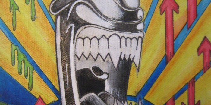 900x1200 Free download spray can monster painting by buzzyPsychedelicness