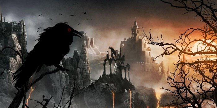 1920x1080 Halloween Crow HD Background Wallpaper 34691 - Baltana