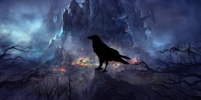 1920x1080 Halloween Crow HD Desktop Wallpaper 34692 - Baltana