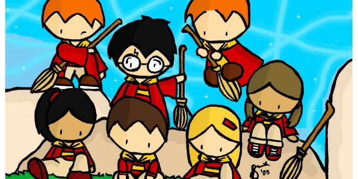 1024x768 cute, fanart, fred weasley, george weasley, harry potter