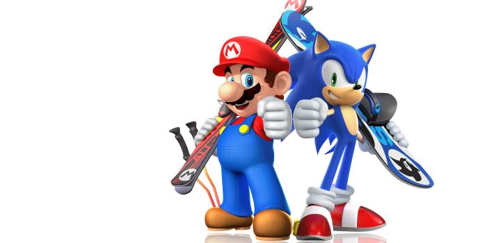 3840x2400 Super Mario and Sonic wall paper, Mario Bros., Sonic the Hedgehog