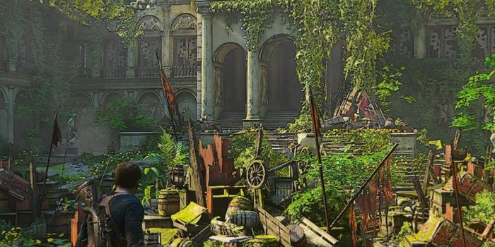 1080x1920 Download 1080x1920 Uncharted 4: A Thief's End, Ruins, Green