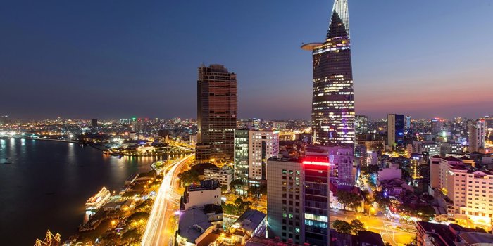 1280x853 Desktop Wallpapers Megapolis Ho Chi Minh Vietnam night time