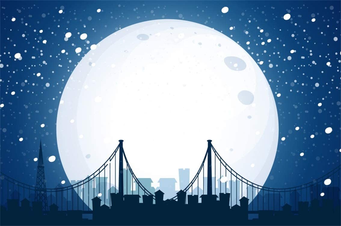 1134x754 Amazon.com : CSFOTO 7x5ft Background Winter Snowing Night Big Full